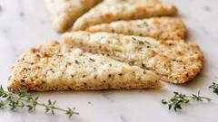 Knapperige en smakelijke niet-zoete koekjes van havermout en yoghurt