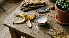 Een bananenschil en een snufje zout: een trucje dat zelfs de meest ervaren tuiniers zal verrassen
